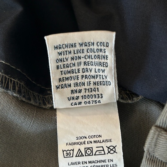 LL Bean Pants Women 12 Wrinkle Free Bayside Hidden Comfort‎ Classic Fit Green - Picture 16 of 16